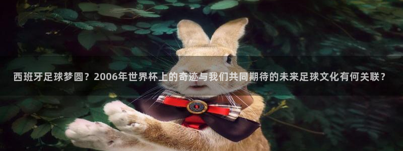 法国杯2026赛程表：西班牙足球梦圆？2006年世界杯上的奇迹与我们共同期待的未来足球文化有何关联？